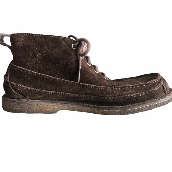 L.L. Bean Brown Suede Chukka Boots - Picture 4 of 7